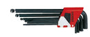 Teng Tools 1479MM Hex Key Set Ball Point MM 7 Pieces 1.5 to 10mm