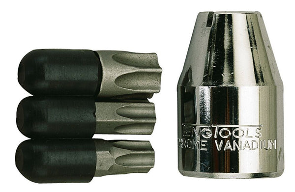 Teng Tools 1488 TX Bit Set 1/2" Drive 4 Piece Set