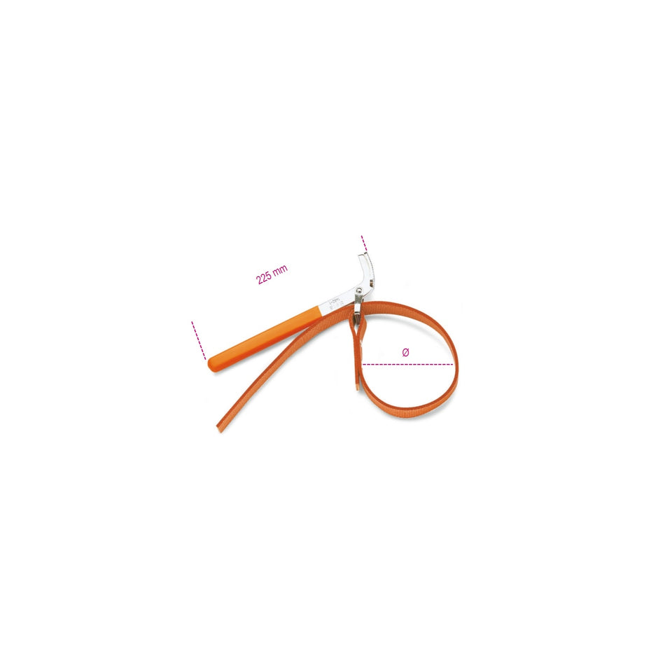 BETA 14900001 1490/1-STRAP WRENCHES FOR OIL FILTERS