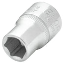 DRAPER 15224 Elora Hexagon Socket, 3/8" Sq. Dr., 10mm