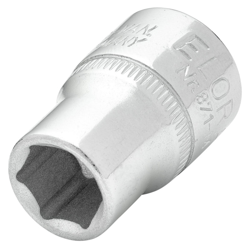 DRAPER 15224 Elora Hexagon Socket, 3/8" Sq. Dr., 10mm