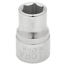 DRAPER 15224 Elora Hexagon Socket, 3/8" Sq. Dr., 10mm