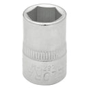 DRAPER 15227 Elora Hexagon Socket, 3/8" Sq. Dr., 12mm