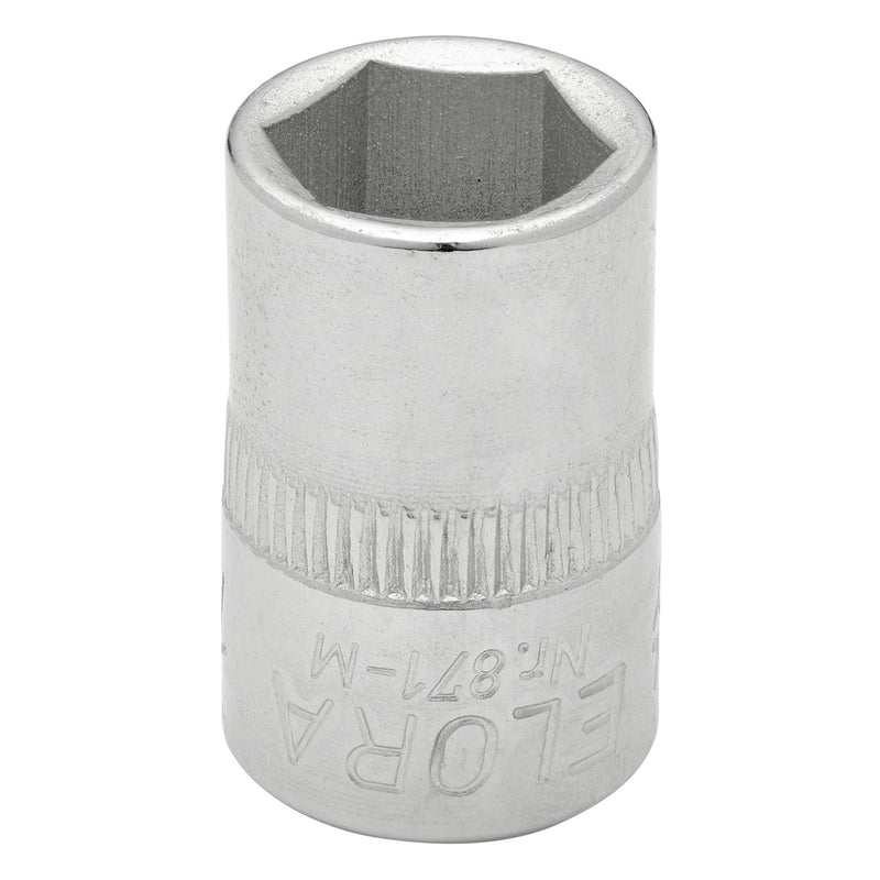 DRAPER 15227 Elora Hexagon Socket, 3/8" Sq. Dr., 12mm
