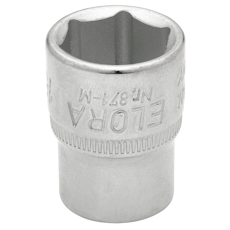 DRAPER 15231 Elora Hexagon Socket, 3/8" Sq. Dr., 15mm