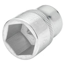 DRAPER 15233 Elora Hexagon Socket, 3/8" Sq. Dr., 16mm