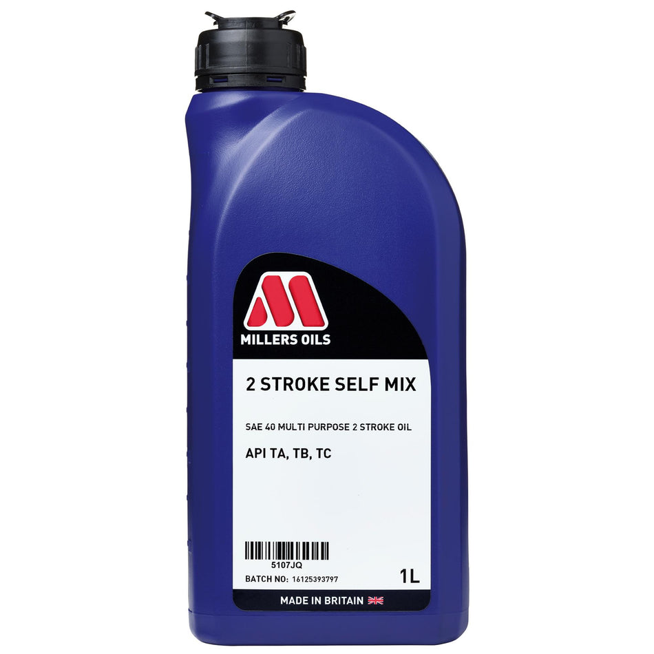 DRAPER 15355 Millers Oils 2 Stroke Self Mix, 1L