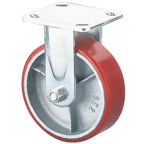 Clarke 4200150 ML536R 125mm Heavy Duty Fixed Castor - PU