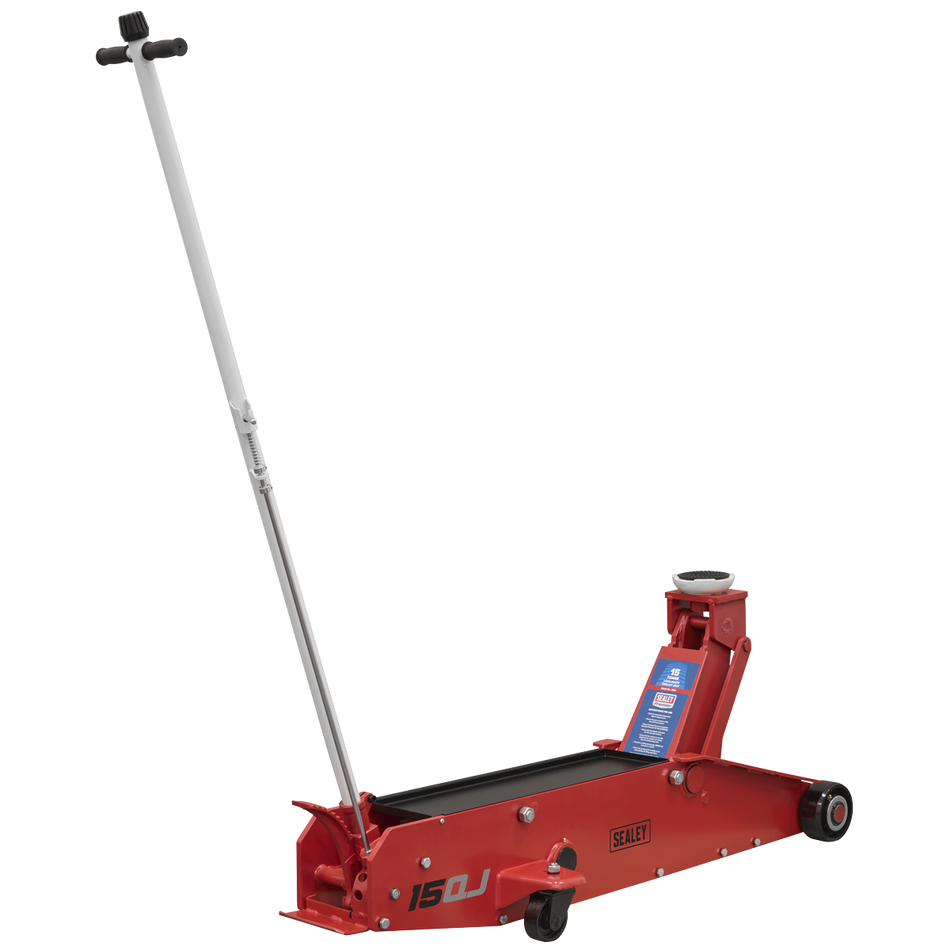 Sealey 15QJ Premier Long Reach Trolley Jack 15 Tonne