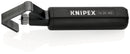 KNIPEX 16 30 145 SB Dismantling Tool for spiral cutting shock-resistant plastic body 150 mm