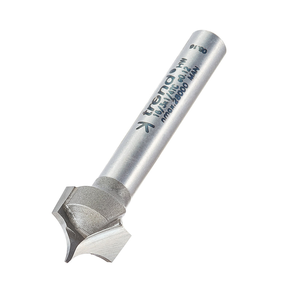 Trend Tools 16/3X1/4TC Ovolo Panel Veining Cutter 6Mm Radius