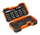 Bahco 59/S100BC 1/4" Bit Set for Slotted/Phillips/Pozidriv/Hex/ TORX®/TORX® Tamper/Robertson Screw - 100 Pcs