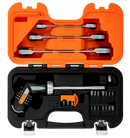 Bahco 808050P-25 1/4" Ratcheting Bit Screwdriver Set with Pistol Handle - 25 Pcs
