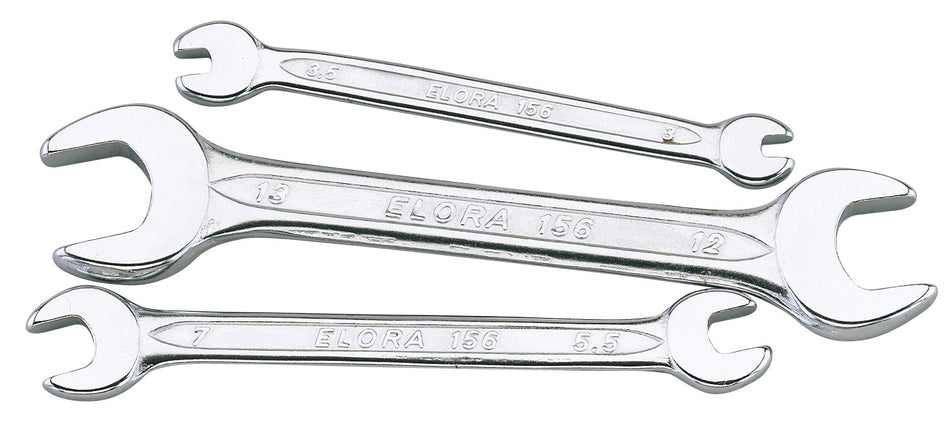 Draper 17028 Elora Midget Double Open Ended Spanner, 7 x 8mm