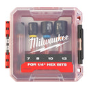 Milwaukee 4933499037 M18FID3100P-502P 8V FUEL Brushless 1/4" Impact Driver with 2 x 5.0Ah Batteries, Charger, Packout Case & Accessories Set