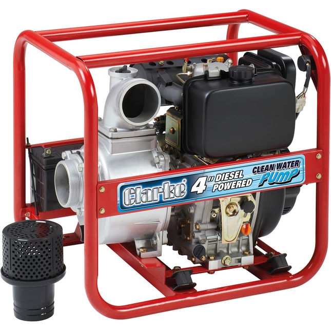 Clarke 7230178 WPD100 4" Diesel Powered Water Pump