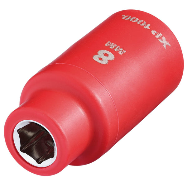 Draper 17572 XP1000¨ VDE Socket, 3/8" Sq. Dr., 8mm