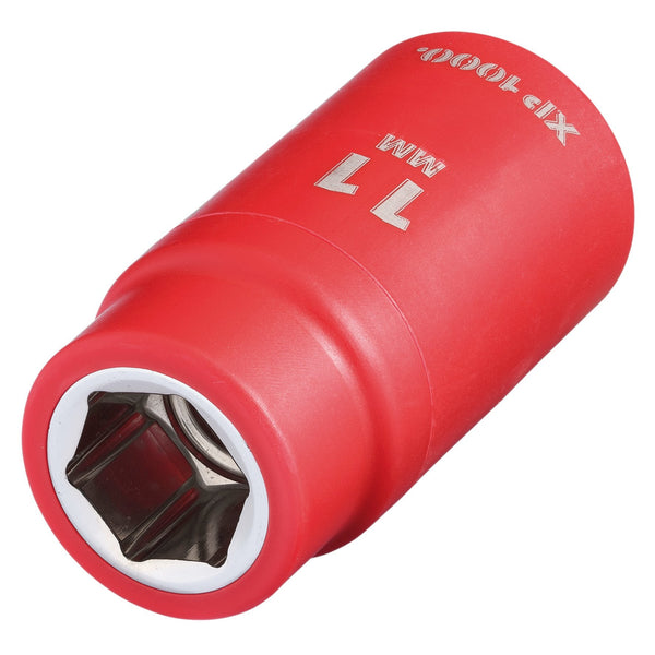 Draper 17621 XP1000¨ VDE Socket, 3/8" Sq. Dr., 11mm