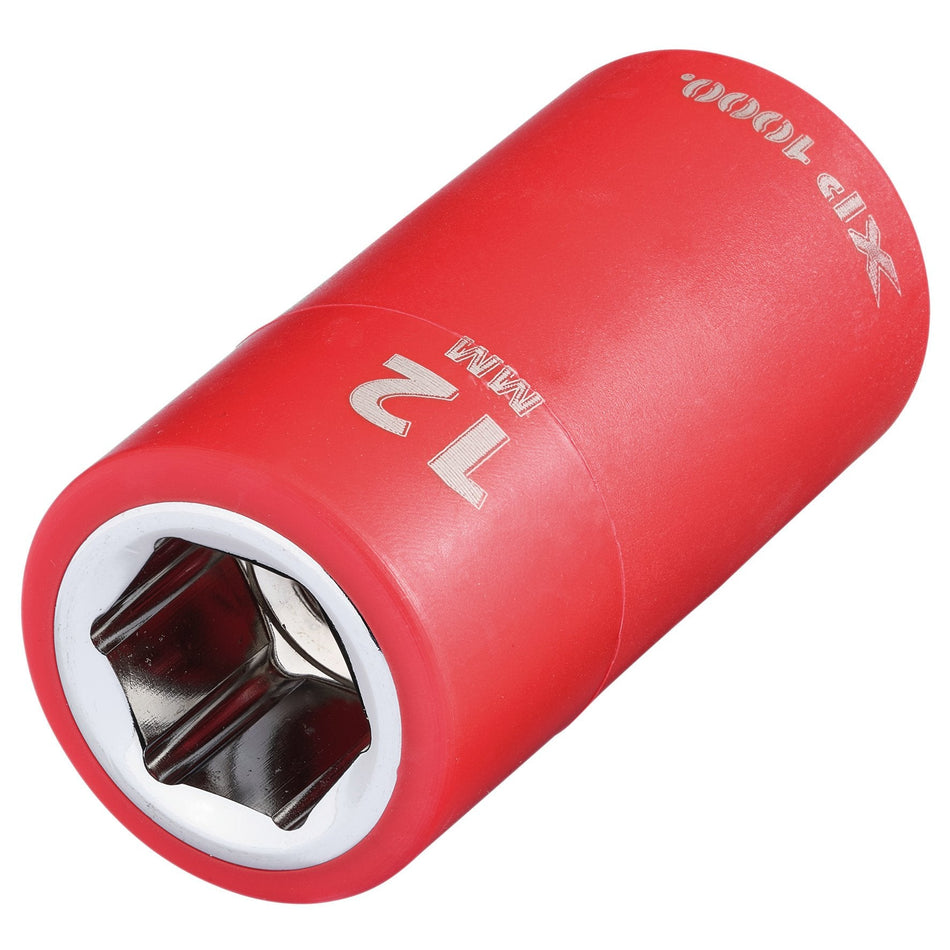 Draper 17638 XP1000¨ VDE Socket, 3/8" Sq. Dr., 12mm