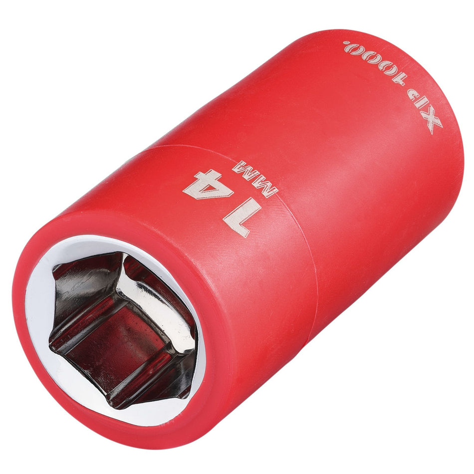 Draper 17641 XP1000¨ VDE Socket, 3/8" Sq. Dr., 14mm