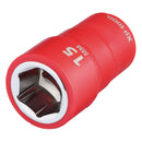 Draper 17643 XP1000¨ VDE Socket, 3/8" Sq. Dr., 15mm
