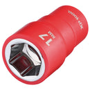 Draper 17650 XP1000¨ VDE Socket, 3/8" Sq. Dr., 17mm