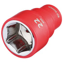 Draper 17663 XP1000¨ VDE Socket, 3/8" Sq. Dr., 22mm
