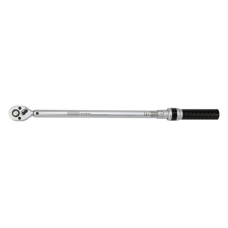 DRAPER 17766 Draper Expert Ratchet Torque Wrench, 1/2" Sq. Dr., 60-340Nm