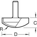 Trend Tools 18/18X1/2TC Dish Panel Raised Cutter