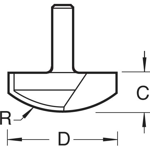 Trend Tools 18/18X1/2TC Dish Panel Raised Cutter