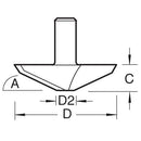 Trend Tools 18/19X1/2TC Panel Bevel Cutter
