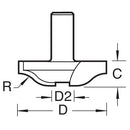 Trend Tools 18/24X1/2TC Ogee Panel Raiser Cutter