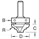 Trend Tools C131X1/4TC Broken Ogee 2.4Mm Radius