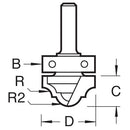 Trend Tools C111X1/4TC Broken Ogee 4Mm Radius