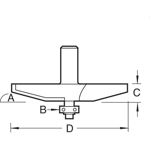 Trend Tools 18/80X1/2TC Bearing Guided Panel Cutter
