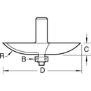 Trend Tools C183X1/2TC Bearing Guided 40Mm Radius Panel Raiser