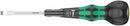 Wera 05007900001 1834 Kraftform Ball-Grip Slotted screwdriverworkshop blade, 1 x 6 x 100 mm