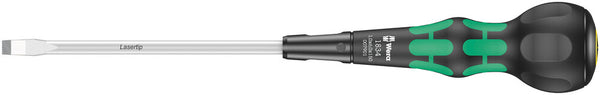 Wera 05007901001 1834 Kraftform Ball-Grip Slotted screwdriverworkshop blade, 1 x 6 x 150 mm