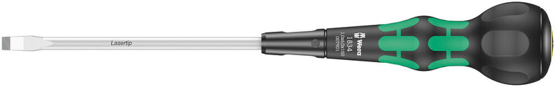 Wera 05007901001 1834 Kraftform Ball-Grip Slotted screwdriverworkshop blade, 1 x 6 x 150 mm