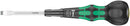 Wera 05007900001 1834 Kraftform Ball-Grip Slotted screwdriverworkshop blade, 1 x 6 x 100 mm