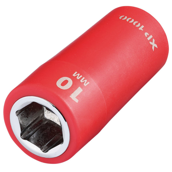 Draper 18786 XP1000¨ VDE Socket, 1/4" Sq. Dr., 10mm