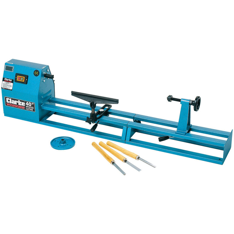 Clarke 6500687 CWL1000B 40" Wood Turning Lathe