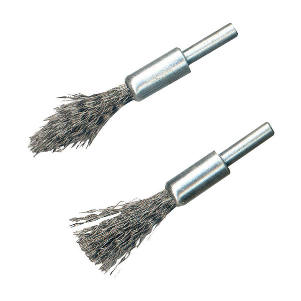 Silverline 190316 Steel De-Carb Brush Set 2pk