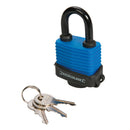 Silverline 196551 Weather-Resistant Padlock