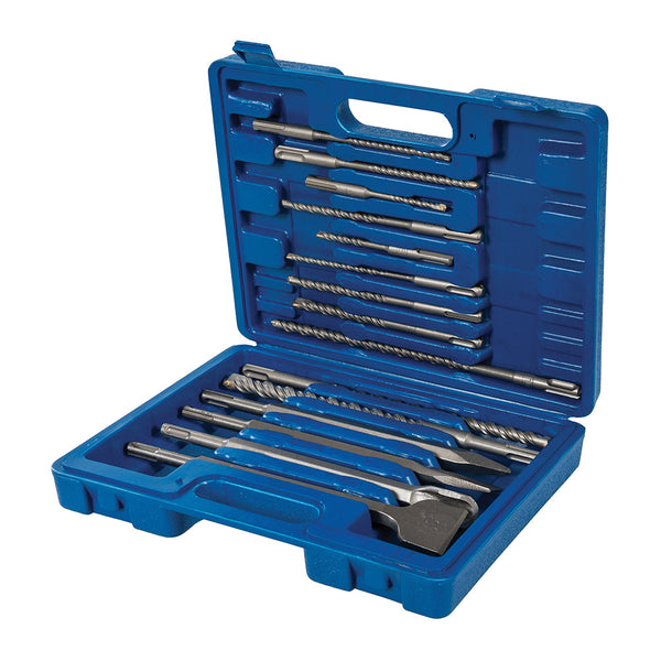 Silverline 196570 SDS Plus Masonry Drill & Steel Set 15pce
