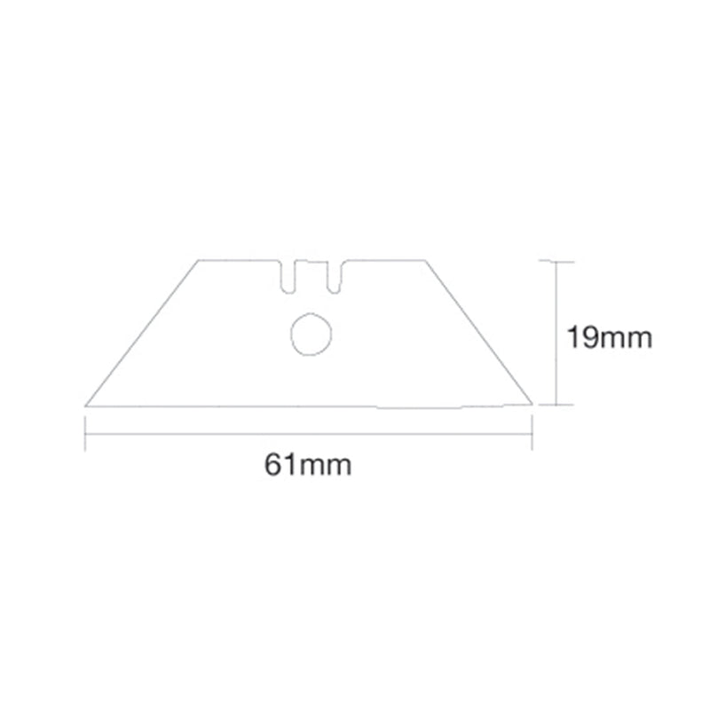 Silverline 196587 Centre Hole Utility Blades 10pk