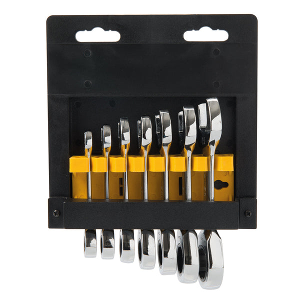 Silverline 199916 Stubby Ratchet Spanner Set 7pce