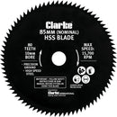 Clarke 6460237 85mm HSS Blade for CPS85