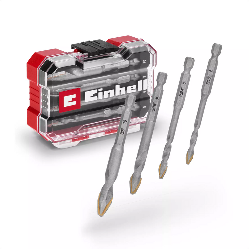Einhell 49051404 XS-CASE TC Drillbit Set 4 pcs