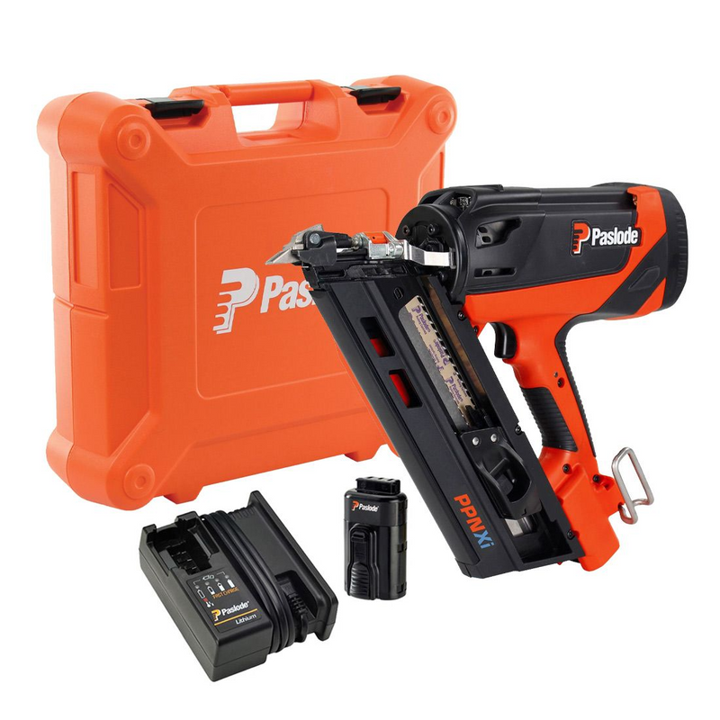 Paslode PPNXi Cordless Specialist Nailer with 1 x 2.1Ah Battery, Charger & Case